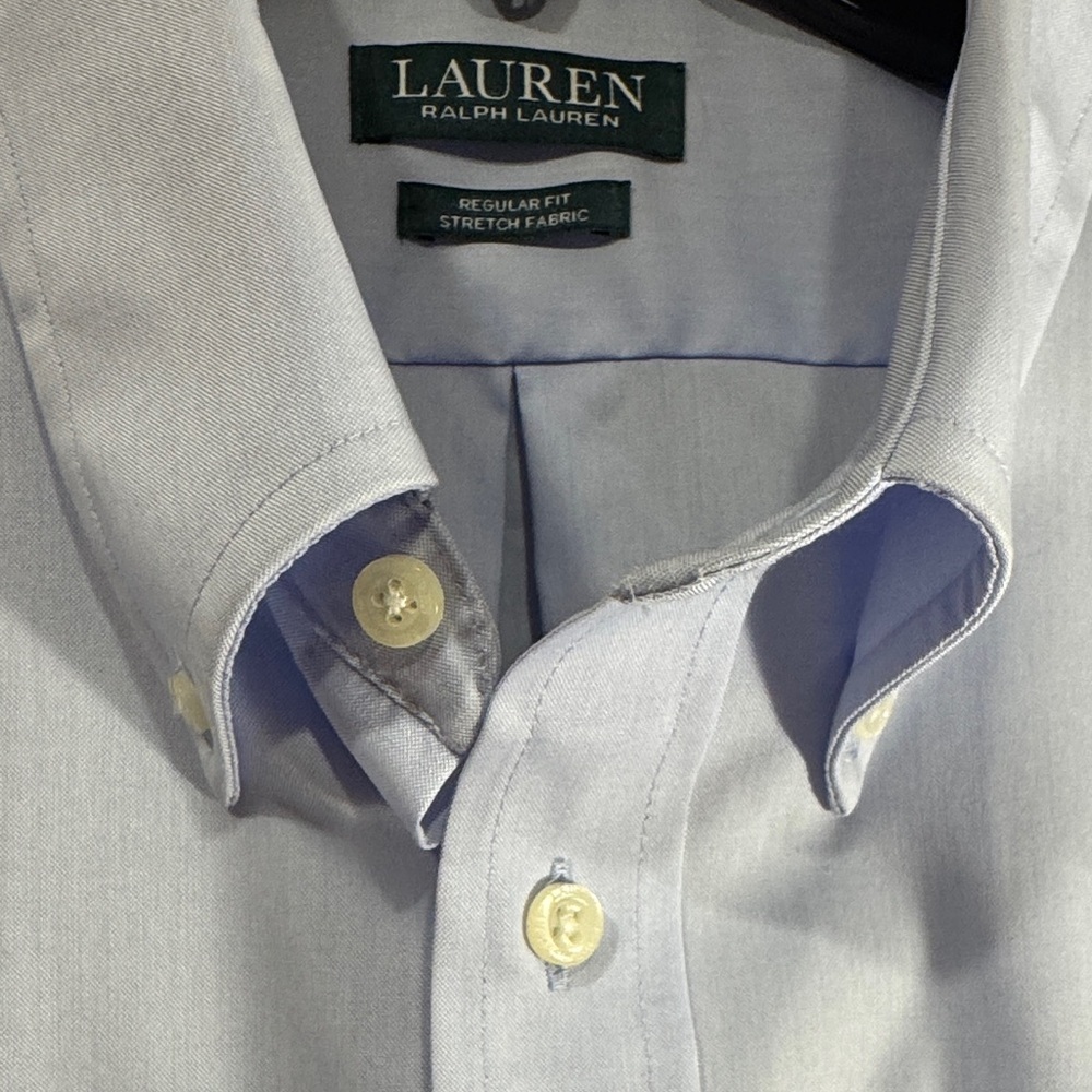 Ralph Lauren Men's Light Blue Dress Shirt - Picture 3 of 8